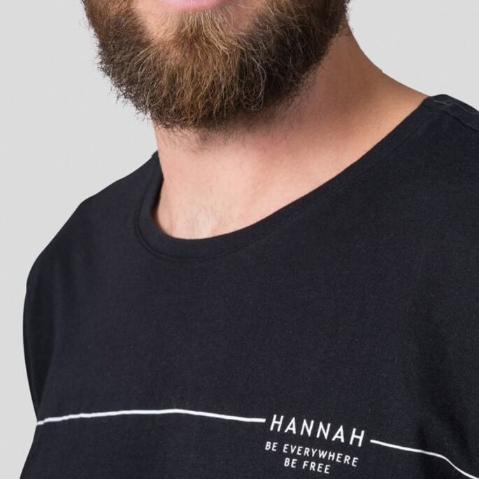 Tričko - krátký rukáv HANNAH FLIT Man, anthracite