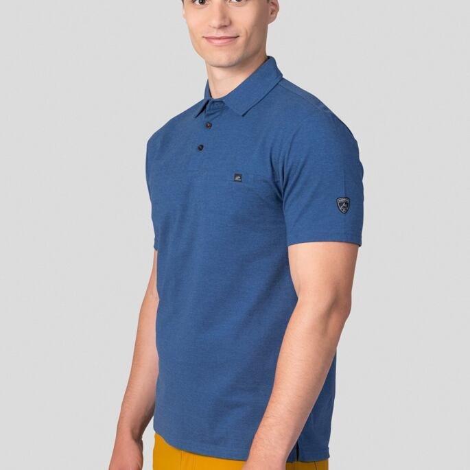 Košile HANNAH KAJAN Man, ensign blue mel