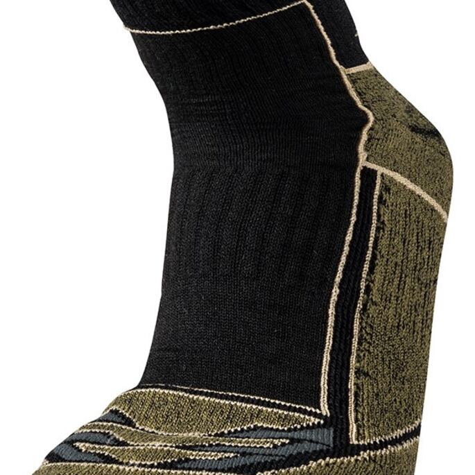 Ponožky HANNAH WALK LITE Man, anthracite/green
