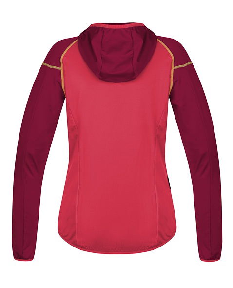 Mikina HANNAH ODDA HOODY Lady, rouge red/cherries jubilee