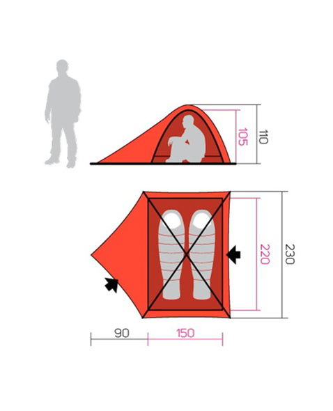 Tent HANNAH CAMPING SERAK 2
