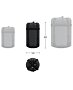 Spací pytel HANNAH CAMPING BIKER 100 Uni, anthracite