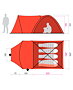 Tent HANNAH CAMPING TRIBE 4